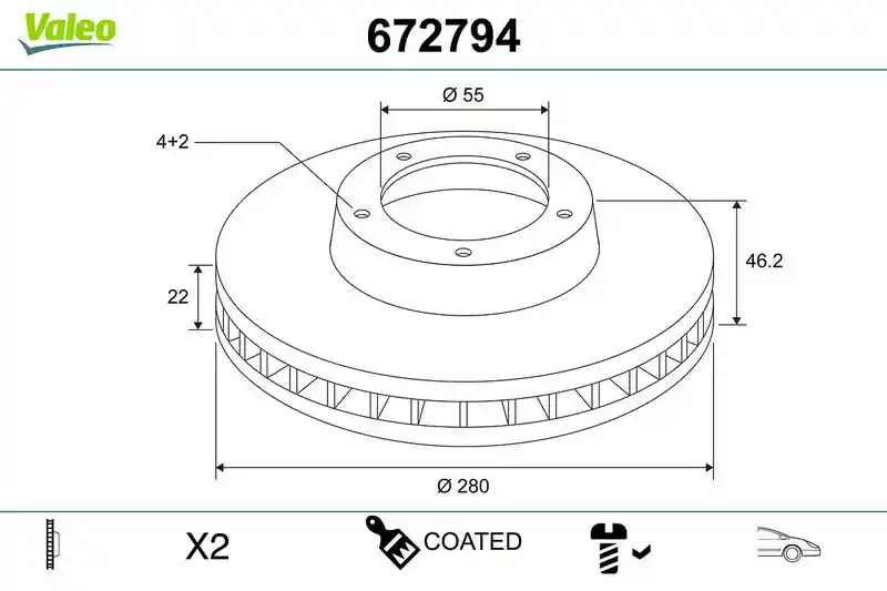 VALEO 672794 VALEO 672794
