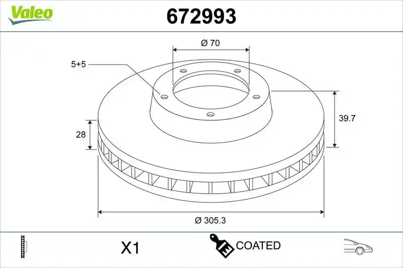 VALEO 672993 VALEO 672993