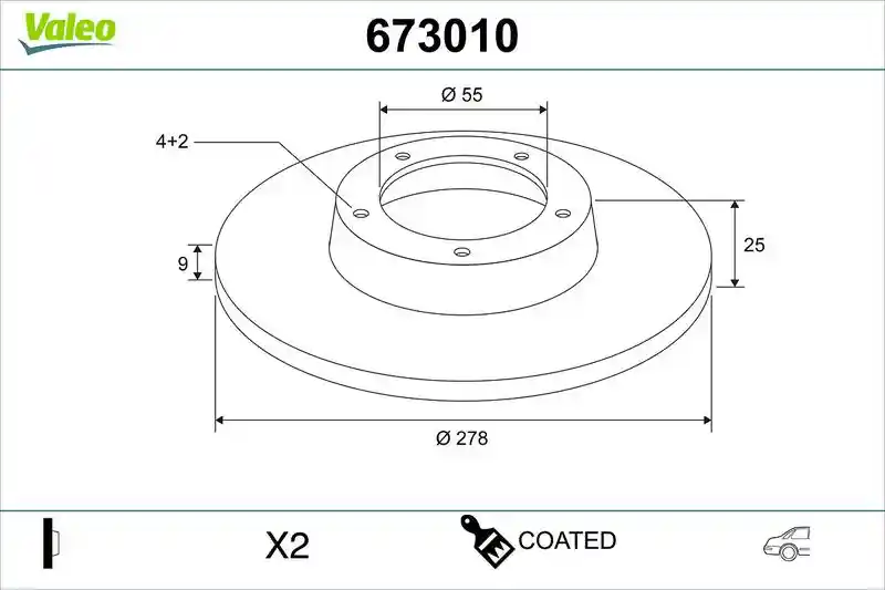 VALEO 673010 VALEO 673010