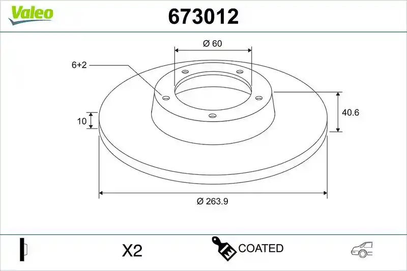 VALEO 673012 VALEO 673012