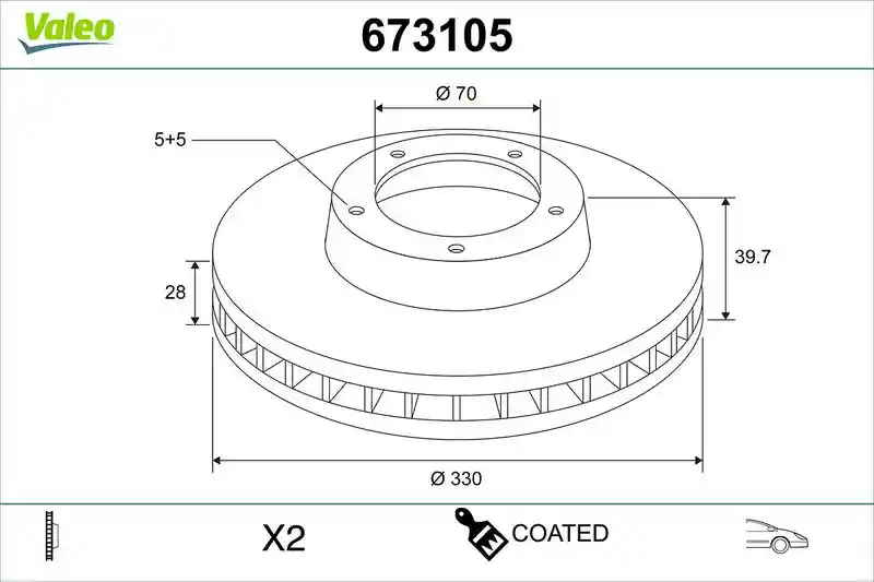 VALEO 673105 VALEO 673105