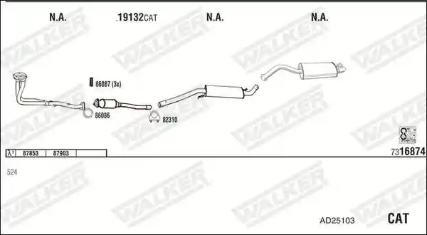 WALKER AD25103