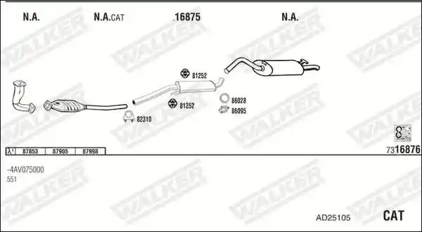 WALKER AD25105