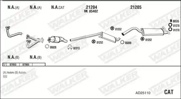 WALKER AD25110