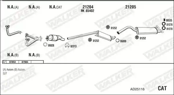 WALKER AD25116