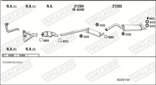 WALKER AD25149