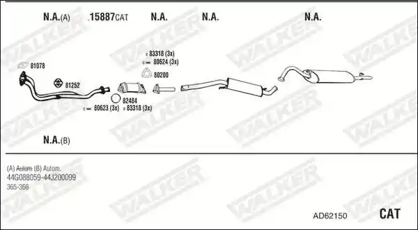 WALKER AD62150