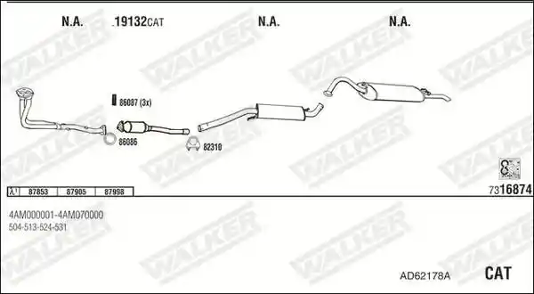 WALKER AD62178A