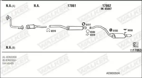 WALKER AD80050A