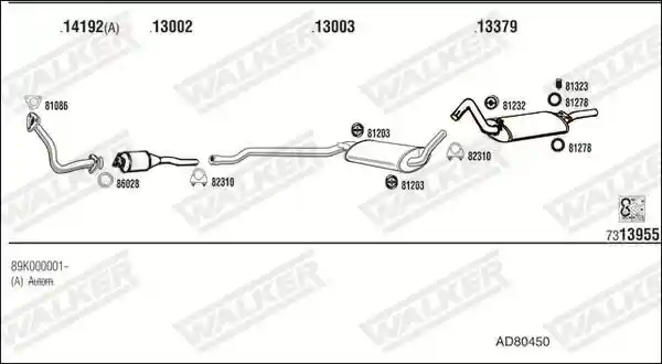 WALKER AD80450