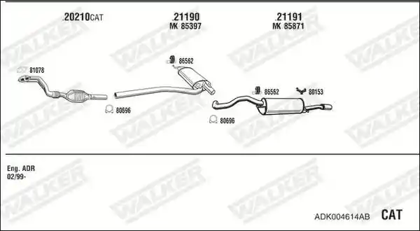 WALKER ADK004614AB