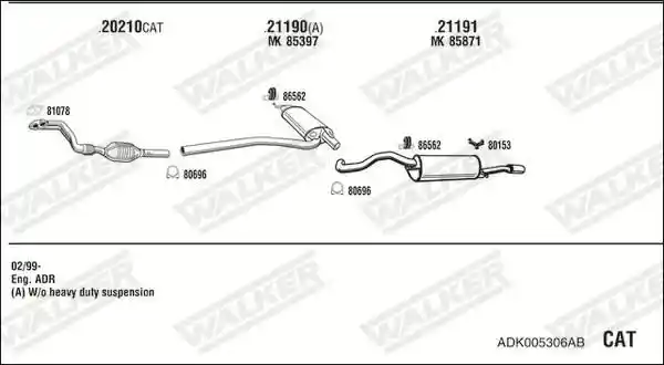 WALKER ADK005306AB