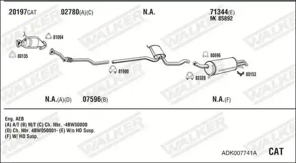 WALKER ADK007741A