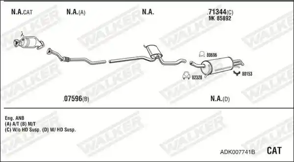 WALKER ADK007741B