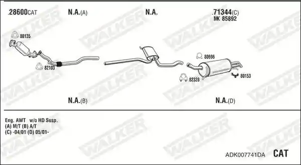 WALKER ADK007741DA