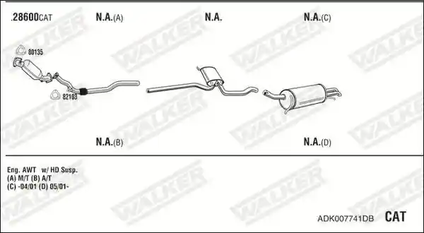 WALKER ADK007741DB