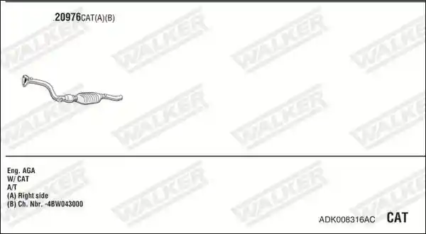 WALKER ADK008316AC