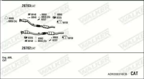 WALKER ADK008316CB