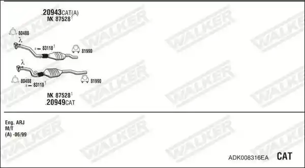 WALKER ADK008316EA