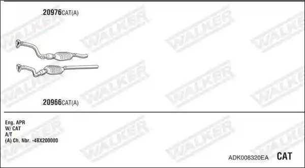 WALKER ADK008320EA