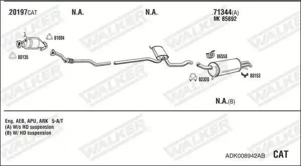 WALKER ADK008942AB