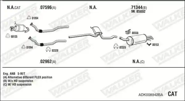 WALKER ADK008942BA