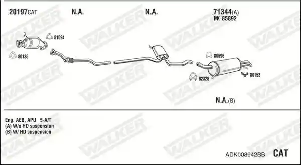 WALKER ADK008942BB