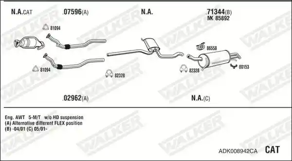 WALKER ADK008942CA