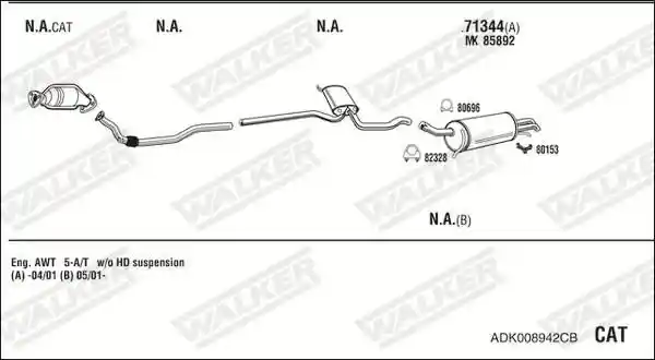 WALKER ADK008942CB