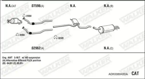 WALKER ADK008942DA