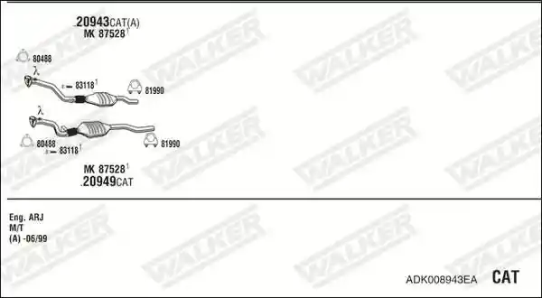WALKER ADK008943EA