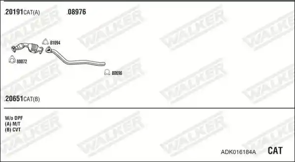 WALKER ADK016184A