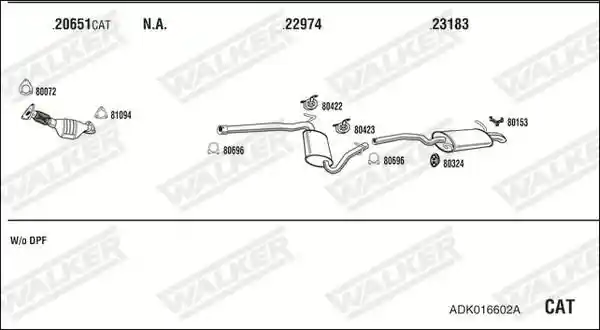 WALKER ADK016602A
