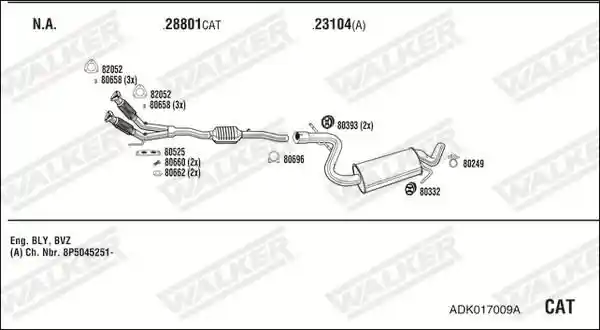 WALKER ADK017009A