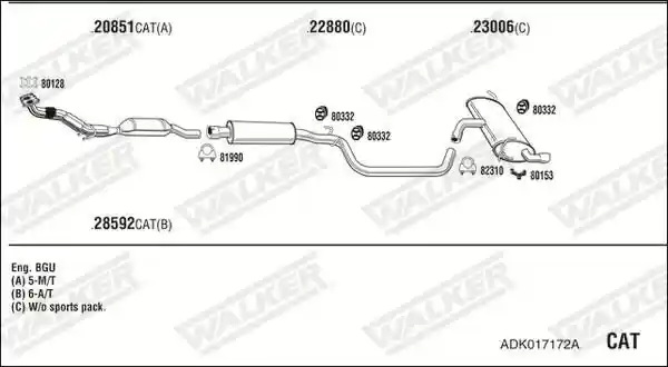 WALKER ADK017172A