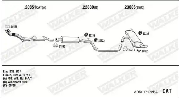 WALKER ADK017172BA