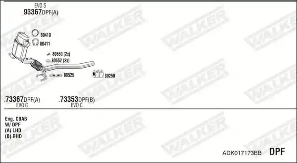WALKER ADK017173BB