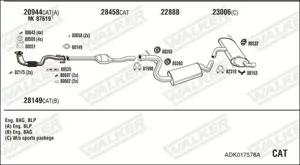 WALKER ADK017578A