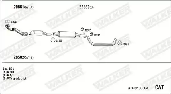 WALKER ADK018066A