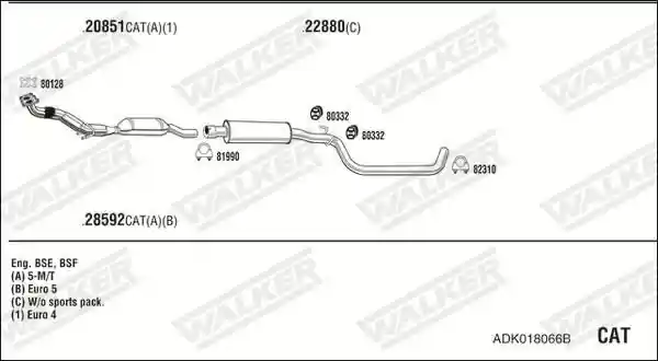 WALKER ADK018066B