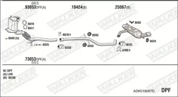 WALKER ADK018067D