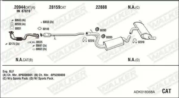 WALKER ADK018068A