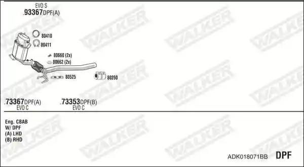 WALKER ADK018071BB