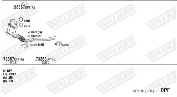 WALKER ADK018071D