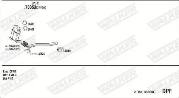 WALKER ADK018360C