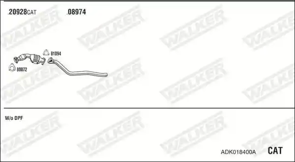 WALKER ADK018400A