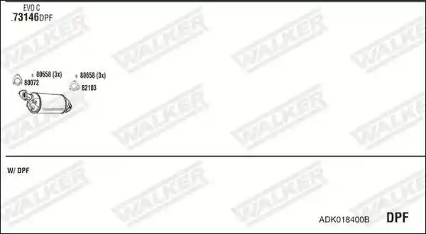 WALKER ADK018400B