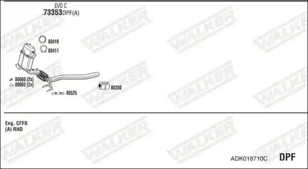 WALKER ADK018710C