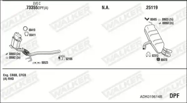 WALKER ADK019614B