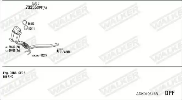 WALKER ADK019616B